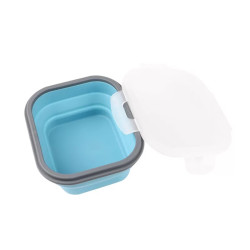 方型摺疊矽膠飯盒- 2H-LB-0010